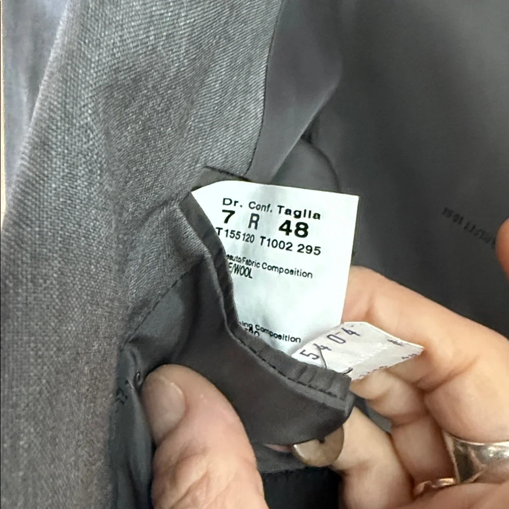 Cerruti 1881 Gray Men's Wool Blazer